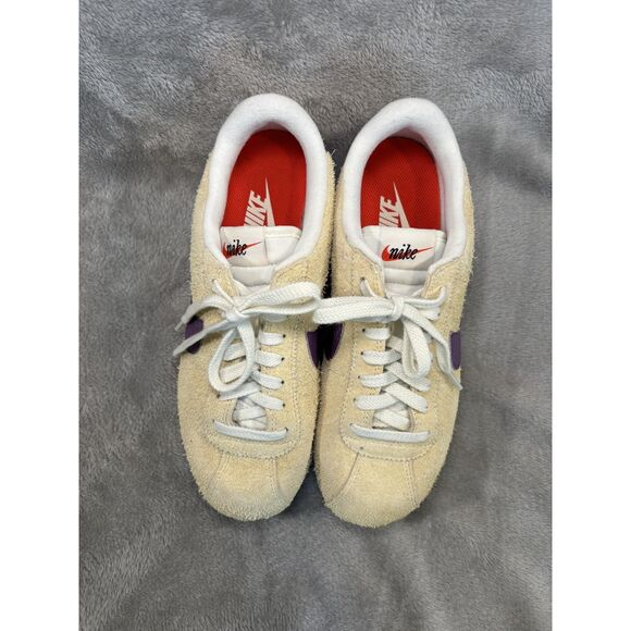 Nike Women's Cortez VTG Viotech Muslin Suede Retro FJ2530-100 Milk/Sail SZ w8W - Picture 2 of 9